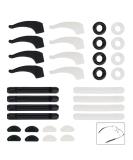 16 Pairs Anti-Slip Glasses Holders & Accessories | Silicone Ear Hooks Nasal Pads for Sunglasses & Reading Glasses - Buy Online on GoSupps.com