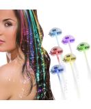 Buy Neo+ LED Fiber Hair Extensions - 3 6 & 10 Sets | Multicolor Light-Up Hair Clips for Parties - Buy Online on GoSupps.com