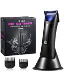IFOLKY Men's Body Groomer - Waterproof Electric Trimmer for Groin & Body Hair with LED Light | Rechargeable Pubic Hair Razor - Buy Online on GoSupps.com