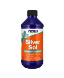 Now Foods Silver Sol 8 fl oz - Immune Support & Antimicrobial Liquid - Buy Online on GoSupps.com