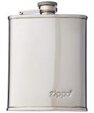 Buy Zippo Men's Polished Silver Hip Flask | Premium Stainless Steel - Ideal for Gifting & Outdoor Use - Buy Online on GoSupps.com