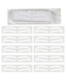 Disposable Eyebrow Design Stencils & Tint Stickers - 10 Pairs for Perfect Brow Shaping - International Shipping Available - Buy Online on GoSupps.com