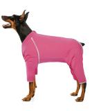 Hjyokuso Dogebody after Surgery | Dogs Pajamas with Zipper | Wound Protective Suit for Small to Large Dogs | Anti-Wound Licking E-Collar Alternative XL Pink - Buy Online on GoSupps.com