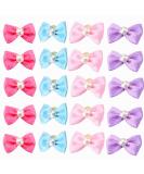 NA NA 20Pcs Dog Hair Bows with Elastic Rubber Bands Pearl Bow Pattern Hair Rope Set Hair Band Pet Grooming Products Puppy Grooming Hair Accessories for Puppies Cats and Other Small Pets - Buy Online on GoSupps.com