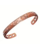 Shop Copper Magnetic Bracelet with 6 Magnets - Stylish & Therapeutic Design for Men & Women - International Shipping Available - Buy Online on GoSupps.com