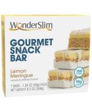 WonderSlim Gourmet Protein Bar Lemon Meringue - 150 Calories 0g Trans Fat 10g Protein (7ct) Lemon Meringue 7 Count (Pack of 1) - Buy Online on GoSupps.com