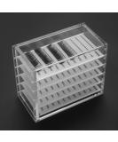 Premium Eyelashes Palette with Scale | 5-Layer Plastic Storage Box for Eyelash Extensions | Perfect for Oversized Lashes (7-15mm) - Buy Online on GoSupps.com