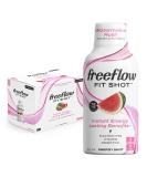 Buy Freeflow Fit Energy Shots - Watermelon Rush | Natural Caffeine Ginseng Prebiotics & Electrolytes | 6 Pack (2oz Each) - Boost Your Energy - Buy Online on GoSupps.com