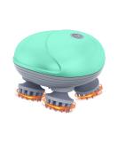 ORIA Wireless Electrical Head & Pet Massage Device - Scalp & Full Body Relaxation USB Charging 5 Modes 4 Heads IPX6 Waterproof - Green - Buy Online on GoSupps.com