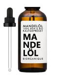 100% Organic Almond Oil - Pure Cold-Pressed 100ml for Hair Skin & Anti-Aging | Natural Facial Makeup Remover - Buy Online on GoSupps.com