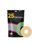 Tape Patches for Glucose Monitor - Compatible with Freestyle Libre 3 Sensor | Beige - International Shipping Available - Buy Online on GoSupps.com