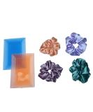 Double Sided Lice Removal Combs & Silk Satin Hair Scrunchies - Effective Lice Comb & Stylish Accessories for All Hair Types - Ideal for Daily Use (Blue Orange - Buy Online on GoSupps.com
