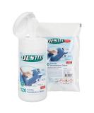 Buy DESTIX Disinfectant Wipes Dispenser Box Set - 120 Pieces + Refill | International Shipping Available - Buy Online on GoSupps.com