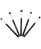 Beauty Junkees Mini Kabuki Makeup Brush Set - 5pc Professional Eyeshadow Brushes for Blending, Concealer, Contour, Highlighter, and Smudging - Cruelty Free - Buy Online on GoSupps.com