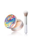 SACE LADY Flawless Loose Setting Powder with Brush - Controls Shine, Minimizes Pores - Lasting Finish Cosmetics - 0.35Oz - Buy Online on GoSupps.com