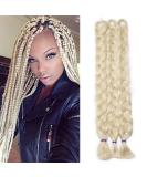 Tess 41 Jumbo Braids Extensions - Synthetic Crochet Hair 3PCs 165g - Light Blonde #613 - 100cm Braiding Hair - Buy Online on GoSupps.com