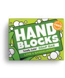 Lime & Sandalwood Hand Blocks - Natural Cold Processed Soap Bars, SLS, SLES & Paraben Free - Buy Online on GoSupps.com