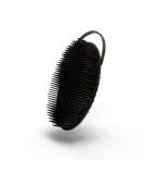 Aesthetic Essentials Black Premium Silicone Body Scrubber - Exfoliate, Nourish, and Cleanse Skin Effectively - Buy Online on GoSupps.com