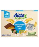 Alete deliberately milk-cereal meal cocoa from the 10th month ready-to-drink baby food with cocoa powder practical replacement for baby porridge warm or cold 400 ml (2 x 200 ml) - Buy Online on GoSupps.com