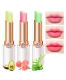 BINGBRUSH 3 Pcs Aloe Peach Orange Color Changing Lipstick Queen PH Mood Long Lasting Labiales Lip Gloss Lip Balm Tinted Magic Lip Stain Moisturize Glossly Makeup Jelly Crystal Lipstick Set for Women 3 Count (Pack of 1) 3... - Buy Online on GoSupps.com