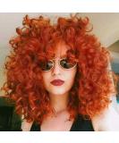 Short Loose Curly Wig for Black Women | Synthetic Natural Half Wig in Ginger (Orange) - Buy Online on GoSupps.com