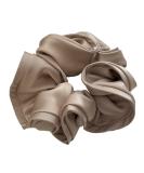 Apricot Oversized Silk Scrunchies - Elastic Satin Hair Ties for Frizz Prevention and Breakage - Buy Online on GoSupps.com