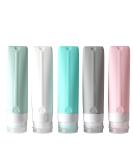 Roseflower 5 Pack Silicone Travel Bottles - 80ml Leakproof Refillable BPA-Free & TSA Approved Travel Accessories for Shampoo Lotion & Shower Gel - Buy Online on GoSupps.com