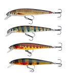 ELBFANG Zander Pike Wobbler Set | 4 pieces | shallow running | natural colors | predatory fish artificial bait fishing - Buy Online on GoSupps.com