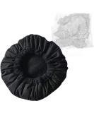 Flaxseed Heat Cap for Deep Conditioning - Natural Thermal Cap + 10 Disposable Shower Caps (Black) - Buy Online on GoSupps.com