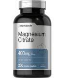 Horbaach Magnesium Citrate Caplets - Vegetarian, Non-GMO & Gluten-Free Supplement - Buy Online on GoSupps.com