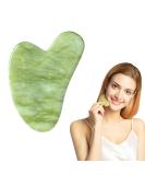 STARR-GIA Certified 100% Xiuyan Jade Gua Sha Massage Tool | Facial Massager for Puffiness | Promotes Blood Flow | Face Sculpting and Trigger Point Acupuncture - Buy Online on GoSupps.com