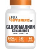 BULKSUPPLEMENTS.COM Glucomannan Capsules 2000mg - 240 Veg Capsules - Vegan Konjac Root Extract Fiber Supplements - Buy Online on GoSupps.com