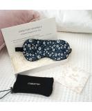 O Bester 100% 22 Momme Pure Mulberry Silk Sleep Mask | Adjustable Silk Eye Mask for Men & Women | Perfect Gift Box (Cute Floral - Buy Online on GoSupps.com