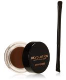 Makeup Revolution Brow Pomade Soft Brown - 3g | Long-Lasting Perfectly Defined Eyebrows - International Shipping Available - Buy Online on GoSupps.com