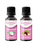 Hello Shape Sugar-Free Flavor Drops Set - Hazelnut & Coconut (2x30ml) | Vegan Calorie-Free Sweetener for Yogurt Porridge & Quark - Buy Online on GoSupps.com