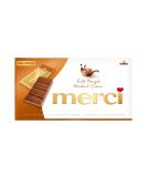 Shop Merci Panel Chocolate Noble Nougat 112g - Premium Milk Chocolate with 43% Nougat Filling | International Shipping Available - Buy Online on GoSupps.com