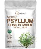 Organic Psyllium Husk Powder 2 Pounds - Soluble Fiber Supplement, India Origin - Keto, Gluten Free, Vegan - for Baking, Smoothies & Beverages - Buy Online on GoSupps.com