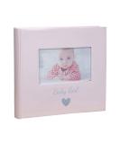 Baby Girl Pink Photo Album - 160 4x6 Landscape Pictures, Slip-in Design with Personalizing Window - Buy Online on GoSupps.com