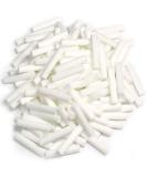 Zison 110 pieces of cotton for essential oil inhaler replacement kit absorbent cotton 4 cm (1 5/8 inches) empty nose sticks or ethereal oils inhalators - Buy Online on GoSupps.com