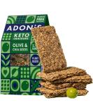 ADONIS  Keto Crackers - Olive & Chia Seeds - Buy Online on GoSupps.com