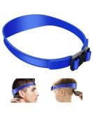 Fade Guide for Men Haircut - Adjustable Silicone Hair Trimming Template for DIY Home Cuts - Blue - Buy Online on GoSupps.com