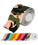 ATETEO Kinesiology Tape J-camo Green S: 5mX2.5cm - Buy Online on GoSupps.com