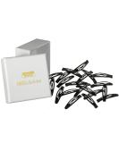 HAARallerliebst Small Black Hair Clips (20 Pack 4.3cm) with Stylish White Storage Box - Perfect for All Hair Types - Buy Online on GoSupps.com
