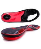 Plantar Fasciitis Arch Support Insoles for Men & Women | Heavy Duty Pain Relief Orthotics for Flat Feet | Upgrade Comfort for Work Boots | Black - Size M:10.9 (Men 8-9.5/Women 9-10.5 - Buy Online on GoSupps.com