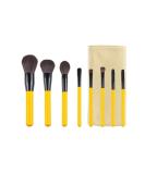 8-Piece Soft Makeup Brush Set - Portable Brushes with Cosmetic Bag for Beginners & Professionals | International Shipping - Buy Online on GoSupps.com