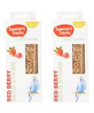 Tweeter's Treats Seed Sticks for Budgies - Red Berry (Pack of 2) - Buy Online on GoSupps.com