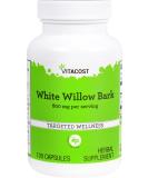 Vitacost White Willow Bark 800mg - 100 Capsules | Natural Pain Relief Supplement - Buy Online on GoSupps.com