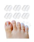 Jrery-KEY Silicone Toe Protector Gel Caps 12 PCS for Women & Men - Breathable Pinky Toe Protection for Blisters, Corns & Friction - Little Toe Cushion Pads - Buy Online on GoSupps.com