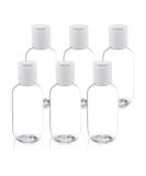 TrendBox 60ml Empty Plastic Refillable Bottles - Disc Top Flip Cap - 6 Pack | Ideal for Essentials Shipping Worldwide - Buy Online on GoSupps.com