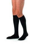 JOBST forMen Knee High Compression Socks 30-40 mmHg - Ribbed Dress Style Closed Toe Medium Black - Perfect for Travel & Work - Buy Online on GoSupps.com